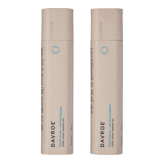 DAVROE Smooth Senses Anti-Frizz Shampoo & Conditioner Duo