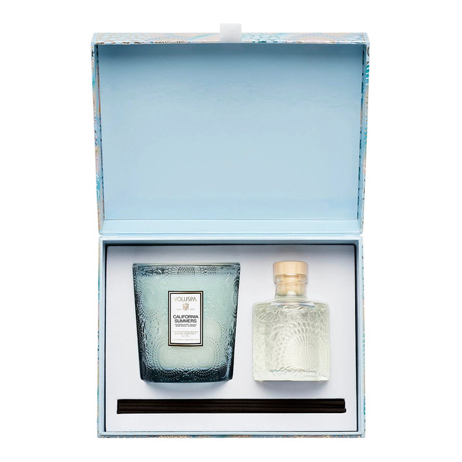 Voluspa California Summers Candle & Diffuser Gift Set