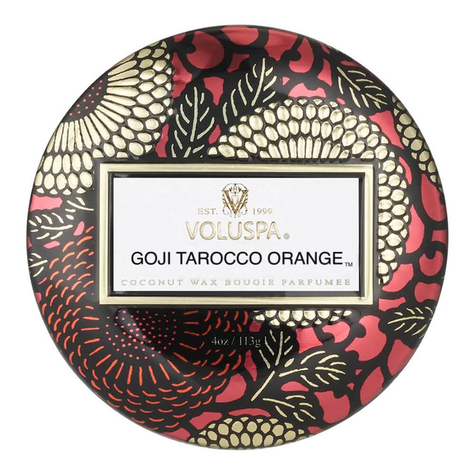 Voluspa Goji Tarocco Orange Mini Tin Candle