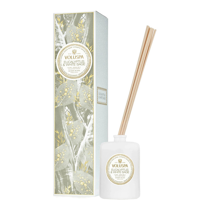 Voluspa Eucalyptus & White Sage Reed Diffuser