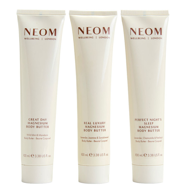 Neom Magnesium Body Butter Trio