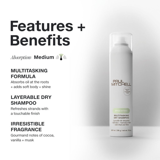 Paul Mitchell Multitasing Dry Shampoo 100ml