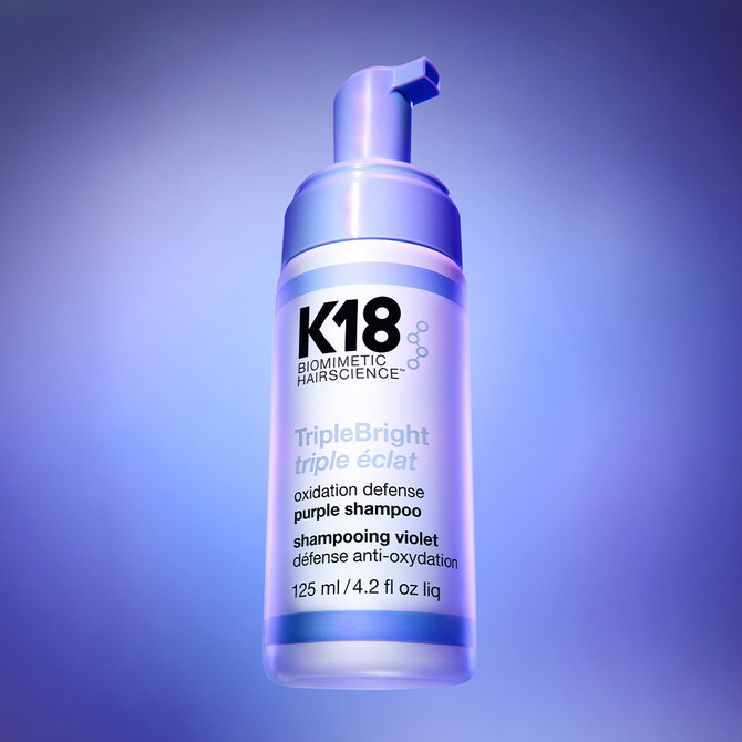 K18 Triple Bright Purple Shampoo 125ml