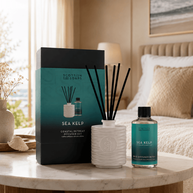 Scottish Fine Soaps Sea Kelp Coastal Retreat Diffuser Set