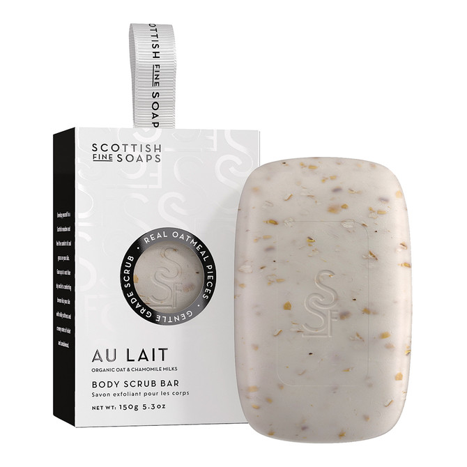 Scottish Fine Soaps Au Lait Body Scrub Bar 150g