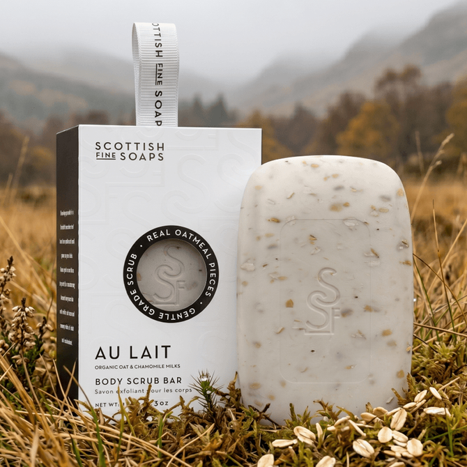 Scottish Fine Soaps Au Lait Body Scrub Bar 150g