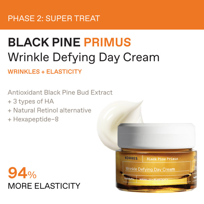 KORRES Black Pine Balancing, Firming & Lifting Set (Worth £96)
