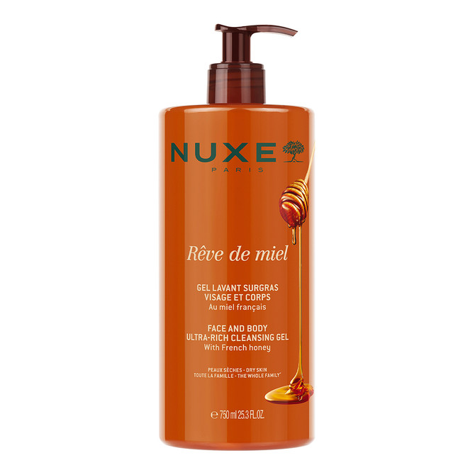 NUXE Rêve de Miel Supersize Face and Body Cleansing Gel 750ml