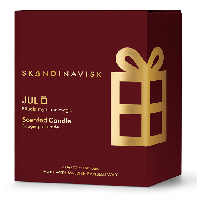 SKANDINAVISK JUL Gold Symbol Scented Candle 200g