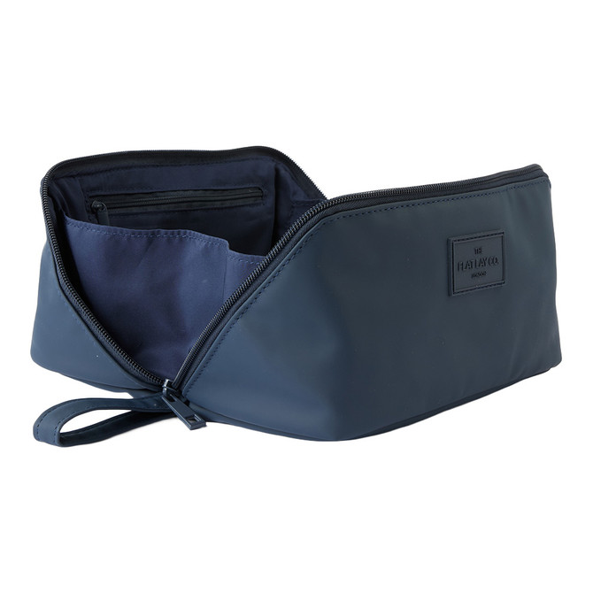THE FLAT LAY CO. Toiletry Carry - Navy Blue