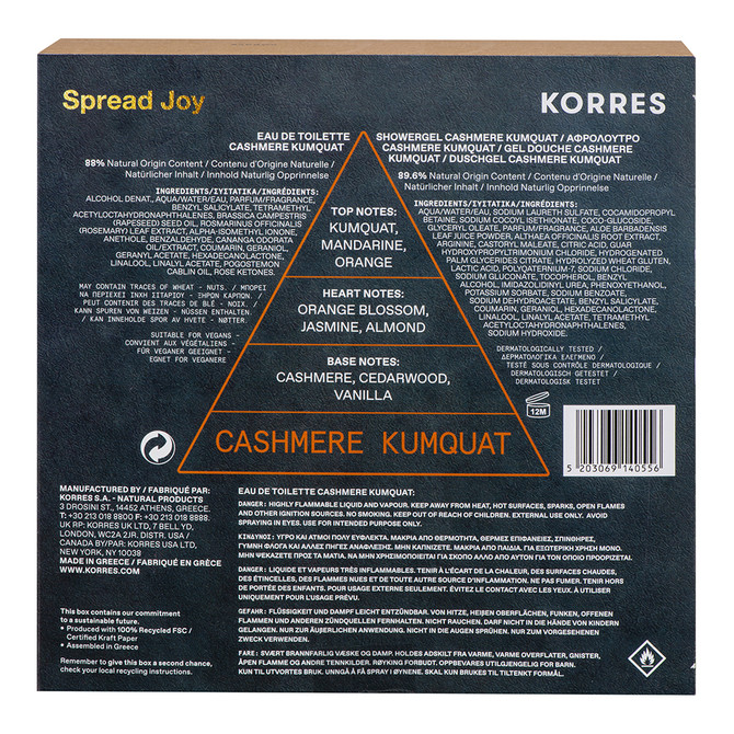 KORRES Spread Joy Cashmere Kumquat Gift Set