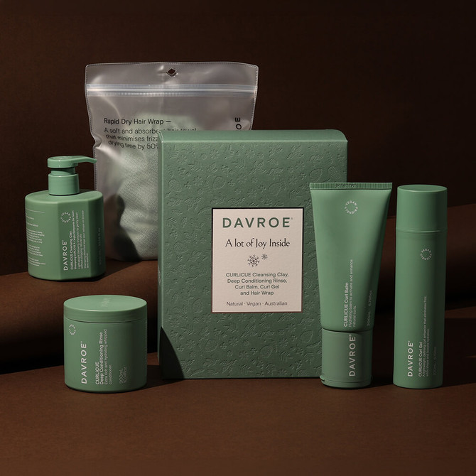 DAVROE CURLiCUE Christmas Quad (Worth £113) Gift Set
