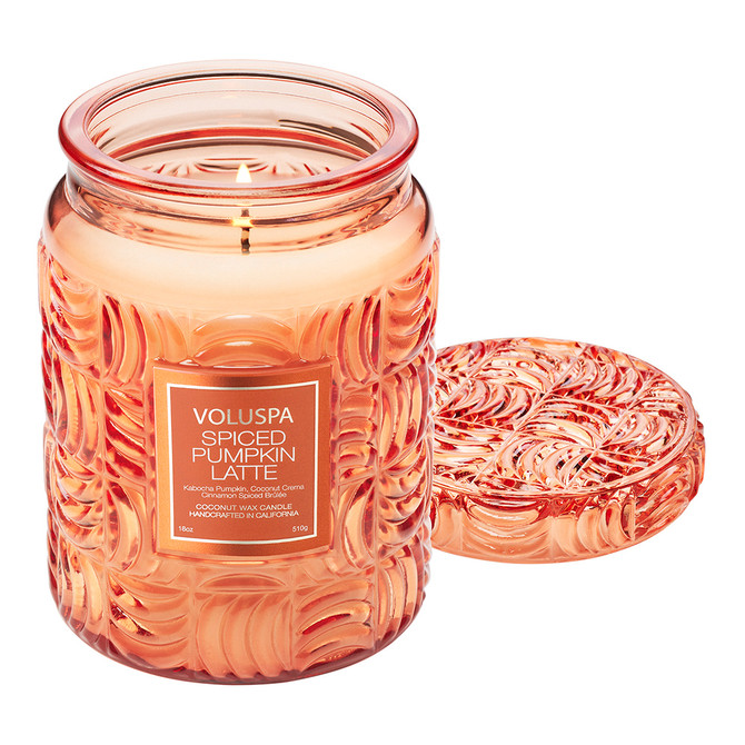 Voluspa Spiced Pumpkin Latte Large Jar Candle