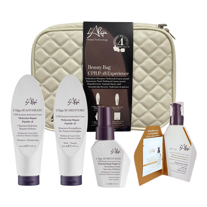 L'Alga CPR-P18 Medium & Coarse Hair Beauty Bag