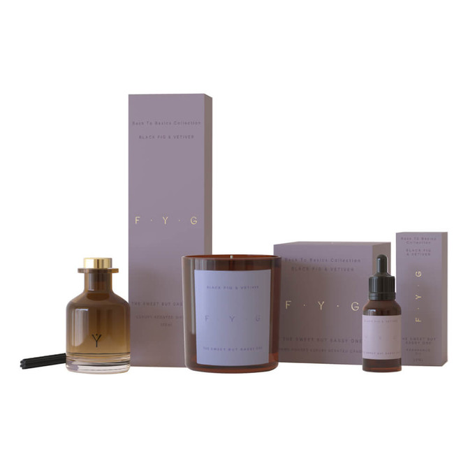 F.Y.G Find Your Glow Black Fig & Vetiver Candle 250g
