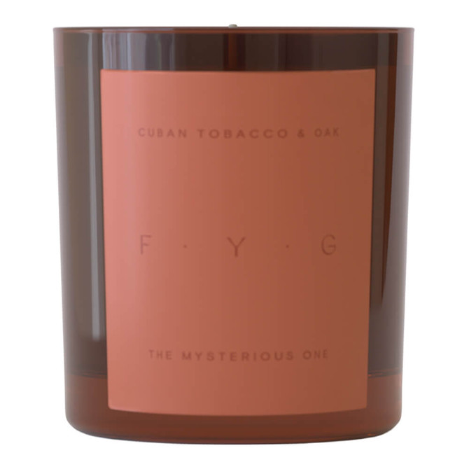 F.Y.G Find Your Glow Cuban Tobacco & Oak Candle 250g