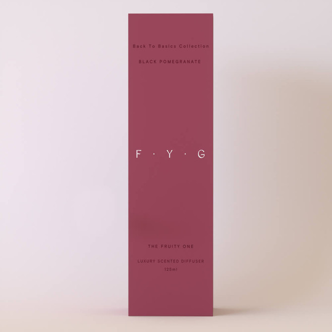 F.Y.G Find Your Glow Black Pomegranate Reed Diffuser 125ml