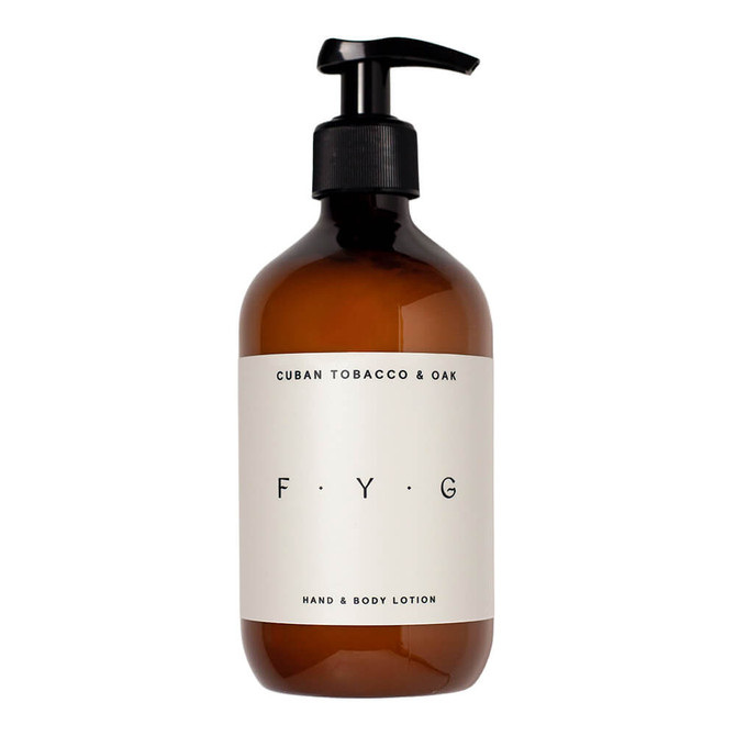 F.Y.G Find Your Glow Cuban Tobacco & Oak Hand & Body Lotion 300ml
