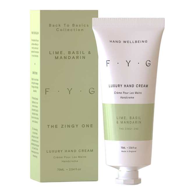 F.Y.G Find Your Glow Lime Basil & Mandarin Hand Cream 75ml