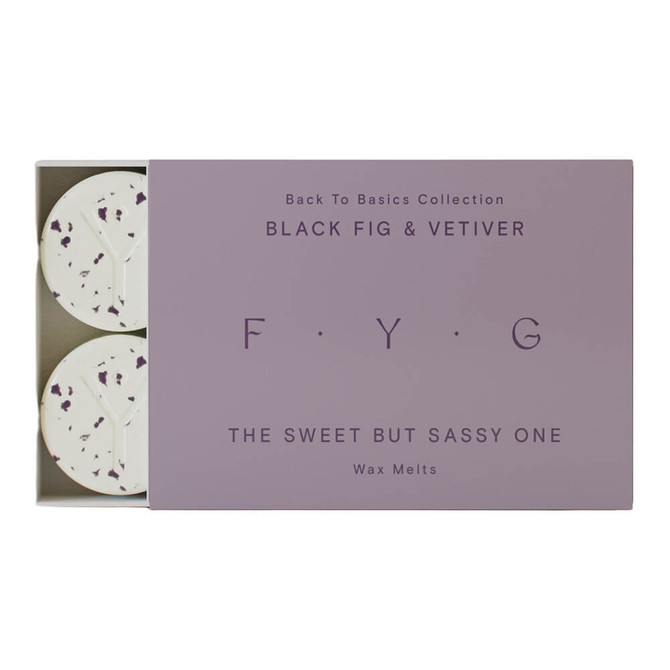 F.Y.G Find Your Glow Black Fig & Vetiver Wax Melts - 6 Pieces