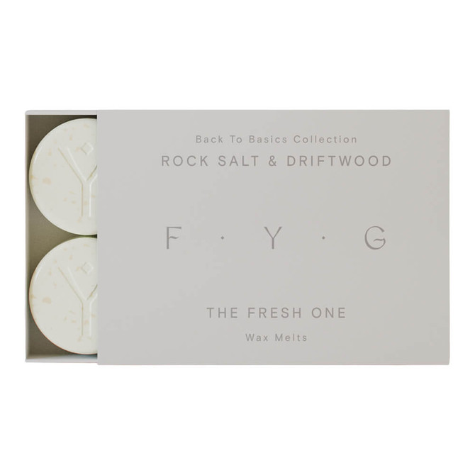 F.Y.G Find Your Glow Rock Salt & Driftwood Wax Melts - 6 Pieces