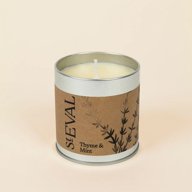 St Eval Candle Thyme & Mint Tin Candle