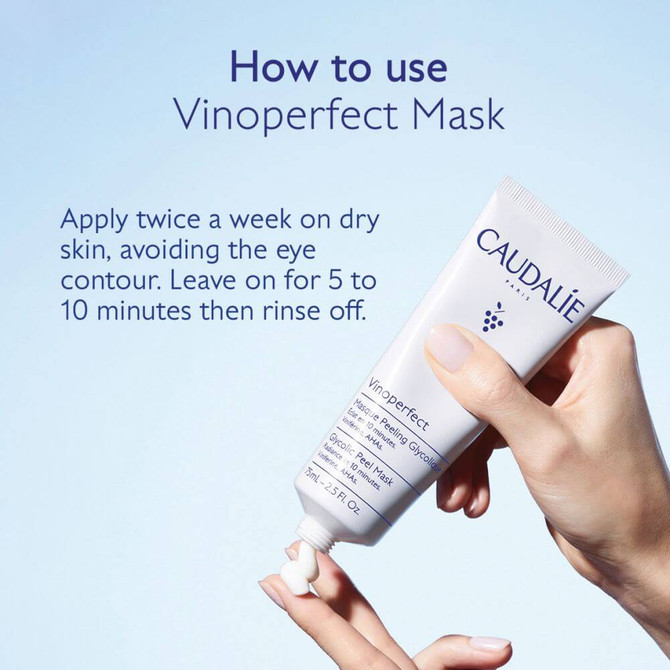 Caudalie Vinoperfect Brightening Glycolic Peel Mask 75ml