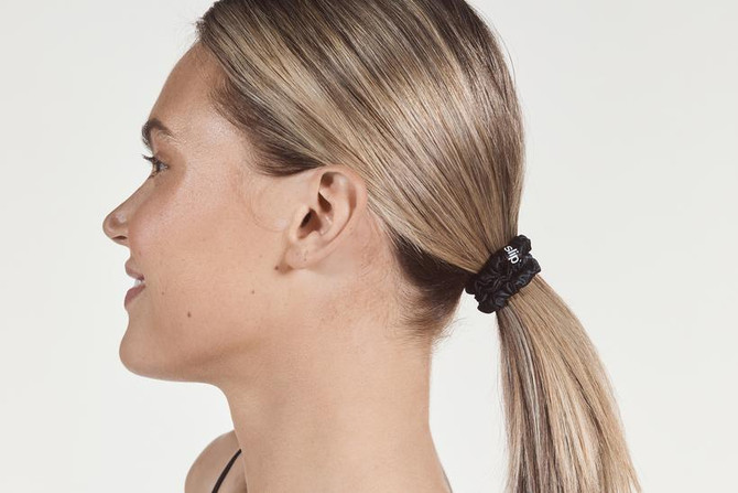 Slip Pure Silk Skinny Black Scrunchies