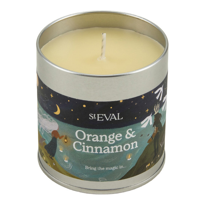 St Eval Orange and Cinnamon Christmas Tin Candle