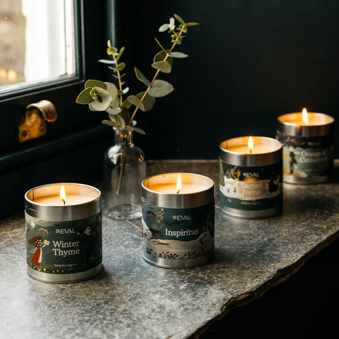 St Eval Orange and Cinnamon Christmas Tin Candle