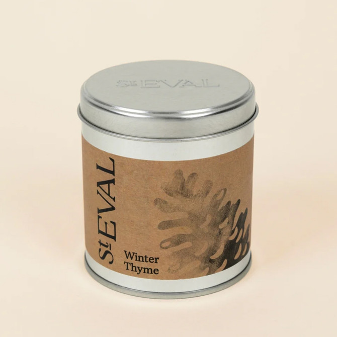 St Eval Winter Thyme Tin Candle