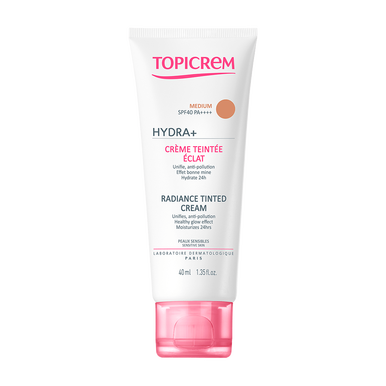 Topicrem HYDRA+ Radiance Tinted Cream SPF40 Medium