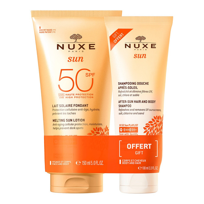 NUXE Sun Lotion SPF50 & Shampoo