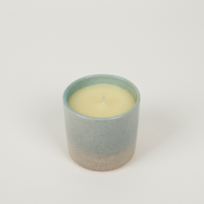 St Eval Wild Gorse Sea & Shore Light Blue Pot