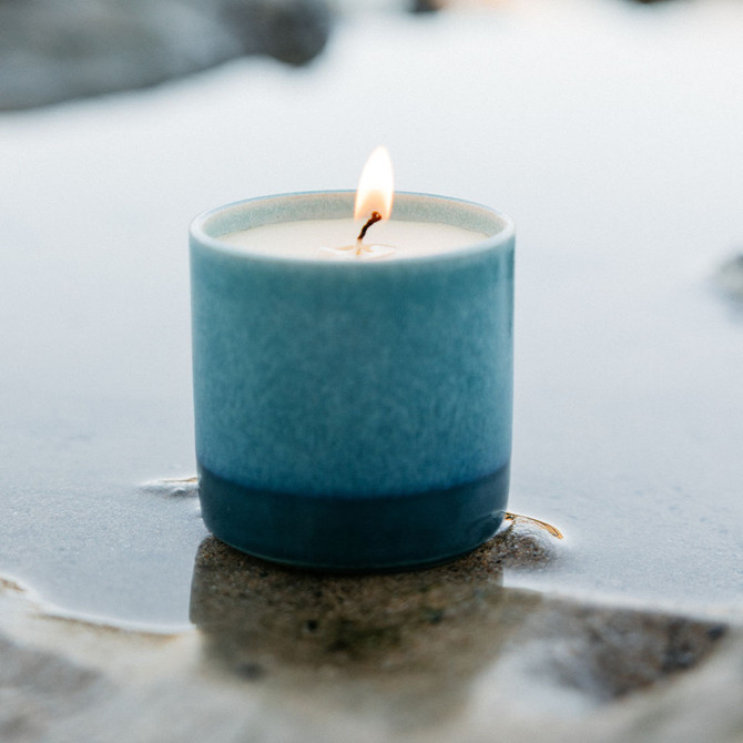 St Eval Sea Salt Sea & Shore Navy Blue Pot