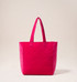Elizabeth Scarlett Gold Palm Velvet Tote Pink