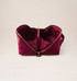 Elizabeth Scarlett Enchanted Elephant Ruby Velvet Open Flat Makeup Bag