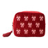 Elizabeth Scarlett Dazzling Bows Rouge Velvet Wash Bag