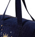 Elizabeth Scarlett Celestial Navy Velvet Overnight Bag
