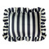 ABAHNA Bath Pillow & Cover - Black & White Stripe