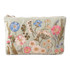 Elizabeth Scarlett Pressed Flowers Velvet Everyday Pouch - Sage