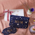 Elizabeth Scarlett Starry Sky Mum Navy Velvet Everyday Pouch