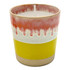 Wax Design Ceramic Boho Scented Candle 10cm - Orange & Yellow