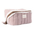 THE FLAT LAY CO. Marshmallow Box Bag - Mocha Gingham