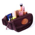 FLAT LAY LONDON Showcase Bag Small - Chocolate Plum Hearts