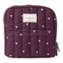 FLAT LAY LONDON Showcase Bag Small - Chocolate Plum Hearts