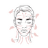OLIXA Rose Quartz Gua Sha Facial Massage Tool