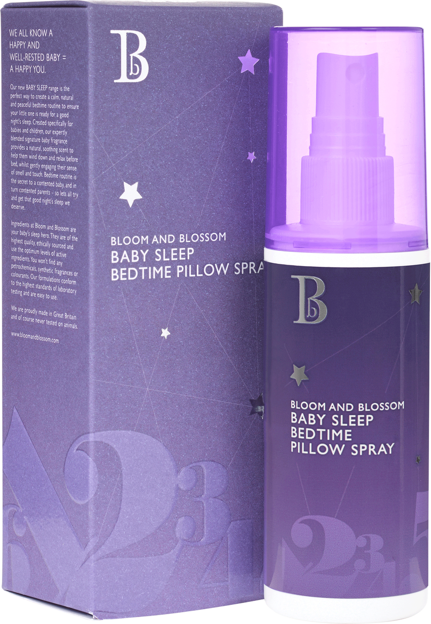 Bloom And Blossom Baby Sleep Bedtime Pillow Spray Bath Unwind