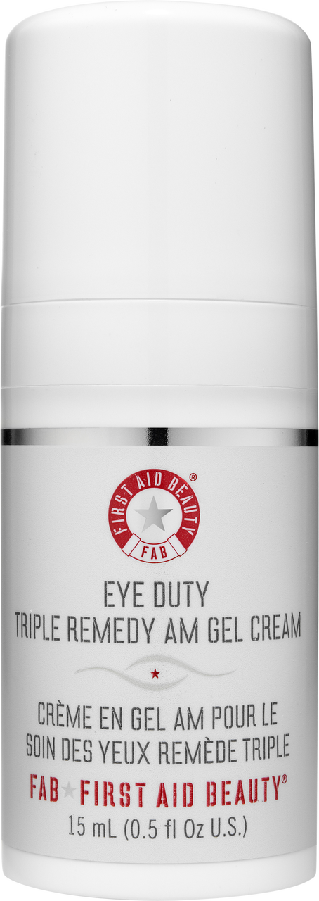 first aid beauty eye duty triple remedy am gel cream review