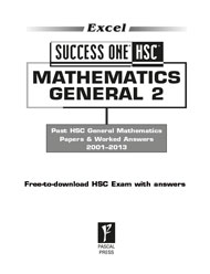 EXCEL SUCCESS ONE HSC - MATHEMATICS GENERAL 2 2014 EDITION